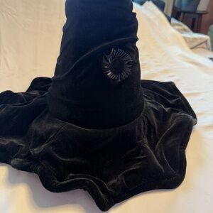 Black Harry Potter Velvet Hat with Size Adjuster